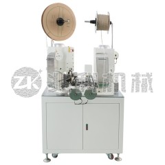 全自動雙線合壓并打端子機(jī)