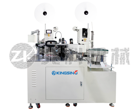 多線型全自動雙頭穿膠殼端子機